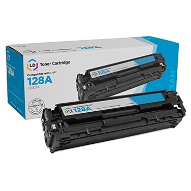 LD Remanufactured Toner Cartridge Replacement for HP 128A CE321A Cyan