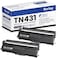 barley TN431 TN431 Black Toner Cartridge Compatible TN431BK TN431BK Replacement for Brother TN431 TN431 TN431BK MFCL8900CDW HLL8360CDW Toner Printer 2 Black