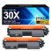 Caclemo 30X High Yield Black Toner Cartridge CF230X Compatible Toner Cartridge Replacement for HP 30X 30A CF230X CF230A Compatible with Laserjet Pro MFP M203dw M227fdw M227fdn M203d M203dn M227sdn 2 B
