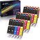 Arthur Imaging 15 Pack Compatible Ink Cartridge Replacement for 270XL 271XL 3 Large Black 3 Small Black 3 Cyan 3 Yellow 3 Magenta 15Pack
