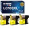 HI-VISION HI-YIELDS HIVISION HIYIELDS Compatible Ink Cartridge Replacement for LC103 LC103 XL Yellow 3 Pack