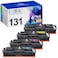 LxTek Compatible Toner Cartridges Replacement for Canon 131 131H to Compatible with ImageClass MF8280Cw MF624Cw MF628Cw LBP7110Cw Printer Tray Black Cyan Magenta Yellow 4 Pack