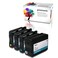 Printronic Remanufactured Ink Cartridge Replacement for HP 932xl BlackCyanMagentaYellow 4Pack