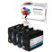 Printronic Remanufactured Ink Cartridge Replacement for HP 932xl BlackCyanMagentaYellow 4Pack