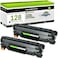 greencycle Compatible Toner Cartridge Replacement for Canon 128 CRG128 Work with ImageCLASS D530 D550 MF4770N MF4890DW MF4880DW LBP6230DW MF4450 MF4570DN Faxphone L100 L190 Printer Black 2Pack