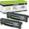 greencycle Compatible Toner Cartridge Replacement for Canon 128 CRG128 Work with ImageCLASS D530 D550 MF4770N MF4890DW MF4880DW LBP6230DW MF4450 MF4570DN Faxphone L100 L190 Printer Black 2Pack