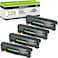 greencycle Compatible Toner Cartridge Replacement for Canon 128 CRG128 Work with ImageCLASS D530 D550 MF4770N MF4890DW MF4880DW LBP6230DW MF4450 MF4570DN Faxphone L100 L190 Printer Black 4Pack