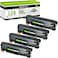 greencycle Compatible Toner Cartridge Replacement for Canon 128 CRG128 Work with ImageCLASS D530 D550 MF4770N MF4890DW MF4880DW LBP6230DW MF4450 MF4570DN Faxphone L100 L190 Printer Black 4Pack
