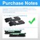 LCL Compatible Toner Cartridge Replacement for Dell 3840 S3840 S3840CDN 3845 S3845CDN 593BCBC 1KTWP High Yield 2Pack Black