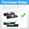LCL Compatible Toner Cartridge Replacement for Dell 3840 S3840 S3840CDN 3845 S3845CDN 593BCBC 1KTWP High Yield 2Pack Black