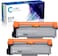 LxTek Compatible Toner Cartridge Replacement for Dell E310 E310dw E514 E515 P7RMX PVTHG 593BBKD Compatible with Dell Wireless Monochrome E310dw E515dw E514dw E515dn Printer 2 Black High Yield