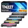 Caclemo TN227 TN223 TN227BKCMY High Yield Compatible Toner Cartridge Replacement for Brother TN227 TN223 TN 227 Compatible with MFCL3770CDW MFCL3750CDW MFCL3710CDW HLL3270CDW Printer 5 Pack