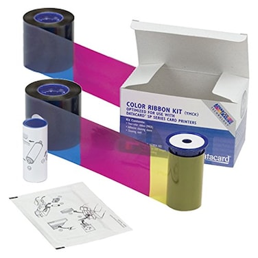 Datacard 534000003 YMCKT Color Ribbons 2 Pack Bundle