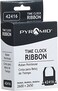 Pyramid Time Clock Replacement RibbonBlackRed 424161 Each