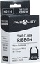 Pyramid Time Clock Replacement RibbonBlackRed 424161 Each