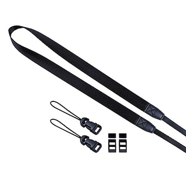 VKO Camera Strap Quick Release Slim Camera Neck Shoulder Strap for Mirrorless Cameras Black