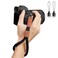 WANBY Camera Strap Soft Black Hand Wrist Strap with Quick Release Buckles