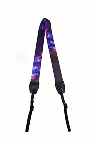 TETHER STRAPS Design Camera Strap 30 Adjustable Polyester Strap with Leatherette Ends Compatible with DSLR SLR Cameras The Oasis Galaxy