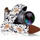 Art Tribute Camera Strap Vintage Embroidered Neck Shoulder Crossbody Camera Strap for DSLR Mirrorless Cameras Fits Canon Nikon Sony Fujifilm Quick Release Photographer Gift