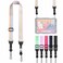 FIEIL Adjustable Shoulder Strap Nylon Camera Strap Comfortable Neck Strap for iPad Cellphone Tablet Camera Laptop Binocular Luggage Bag Rainbow Colors Universal Lanyard