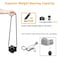 Hargedis Camera Shoulder Strap Climbing Rope Neck Strap for Mirrorless DSLR Cameras with Lens Cap Keeper Black