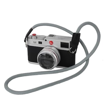 Hargedis Camera Shoulder Strap Climbing Rope Camera Neck Strap for Mirrorless and DSLR Cameras with Lens Cap Keeper Silver