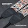 Padwa Lifestyle 2 Retro Jacquard Embroidery Camera Strap Adjustable Wide DSLRSLR Camera NeckShoulder Strap with Genuine Leather Head White Classic Flower