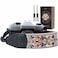 Padwa Lifestyle 2 Retro Jacquard Embroidery Camera Strap Adjustable Wide DSLRSLR Camera NeckShoulder Strap with Genuine Leather Head White Classic Flower