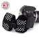 USA Gear DualGRIP Professional Grip Camera Hand Strap with Neoprene Design and Metal Plate Compatible with Canon Fujifilm Nikon Sony and more DSLR Mirrorless Point Shoot Cameras Polka Dot