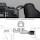 USA Gear DualGRIP Professional Grip Camera Hand Strap with Neoprene Design and Metal Plate Compatible with Canon Fujifilm Nikon Sony and more DSLR Mirrorless Point Shoot Cameras Polka Dot