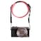 VOVMOEYA Camera Neck StrapG7X MARK III body strap PU Shoulder Adjustable Strap for photographers for Fujifilmfor Nikonfor Canonfor Sonyfor Minoltafor PanasonicSLRDSLR Cameras TexturePINK