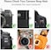 VOVMOEYA Camera Neck StrapG7X MARK III body strap PU Shoulder Adjustable Strap for photographers for Fujifilmfor Nikonfor Canonfor Sonyfor Minoltafor PanasonicSLRDSLR Cameras TexturePINK
