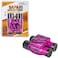 The Dreidel Binoculars Toy Primary Science Exploration Play Hunting Hiking Animal Bird Watching Pink Zebra Print