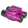 The Dreidel Binoculars Toy Primary Science Exploration Play Hunting Hiking Animal Bird Watching Pink Zebra Print