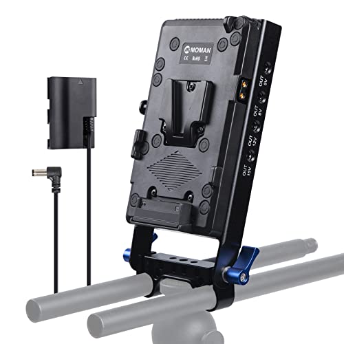 Moman Moman Vmount Battery Plate Power Supply Splitter With Rod Clamp For Bmpcc 4k 6k Dslr C