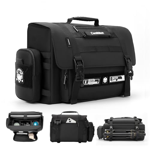 cwatcun Cwatcun Camera Sling Bag Waterproof Multifunction Photography Tactical Crossbody Bag Wit