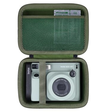 Aenllosi Hard Carrying Case Compatible with INSTAX WIDE 400 Instant Camera Fujifilm Wide 400 Camera Protective Case Green Case Only