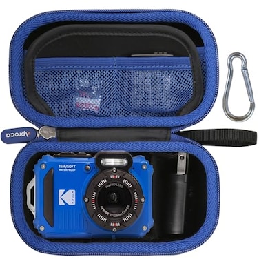 Aproca Case Compatible with KODAK PIXPRO WPZ2 Rugged Waterproof Digital Camera Portable Storage Bag for Accessories Blue zipper Case Only