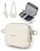 BAGSMART Digital Camera Case Waterproof Protective Small Camera Bag with 2 Carrying Ways Lightweight Camera Sling Bag for Canon PowerShot ELPH 180190 Sony DSCW800DSCW830 Beige