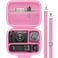 Baval for Sony ZV1FZV1ZV1 II Vlog Digital Camera Hard Carrying CaseCompatible with TripodGPVPT2BTMicrophone and Camera AccrssoryPink Case