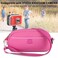 Beautyflier Kids Camera Case for VTech KidiZoom Creator Cam Hold Complete CameraTripod Camera Shoulder Bag for Kids with Adjustable Detachable Strap Camera Not Included