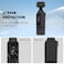 BRDRC Pocket 3 Silicone Cover Xtra Muse Protective Case Lens Protector ScratchResistant Sleeve Skin Compatible with DJI OSMO Pocket 3 Xtra Muse AccessoriesPink
