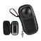 BRDRC Portable Small Case for Insta360 X5 X4 for Cage and Lens Cap Carrying Storage Bag Protective Cover Hard Shell Travel Protector with Wrist Strap Carabiner for Insta 360 X5 X4 Accessories