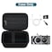 Canboc Carrying Case for CHUZHAO Vintage Mini Digital Camera Portable TLR Style Retro Camera Bag Mesh Pocket fits USB Cable SD Card Black Case Only