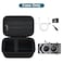 Canboc Carrying Case for CHUZHAO Vintage Mini Digital Camera Portable TLR Style Retro Camera Bag Mesh Pocket fits USB Cable SD Card Black Case Only