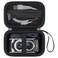 Canboc Carrying Case for CHUZHAO Vintage Mini Digital Camera Portable TLR Style Retro Camera Bag Mesh Pocket fits USB Cable SD Card Black Case Only