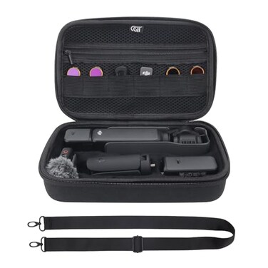 CQT Osmo Pocket 3 Case Portable Storage Protective Bag Carrying Case for DJI Osmo Pocket 3 Creator Combo Accessories with shoulder straps Creator Combo Bag
