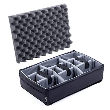 Pelican CVPKG Grey padded divider set to fit 1500 Dividers and lid foam