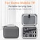 DFTIM For Osmo Mobile 7P7 Gimbal Stabilizer Hard Case PU Leather Portable Bag Waterproof Travel Storage Box with Custom Foam Insert Mesh Pocket for DJI OM Mobile 7P Smartphone Gimbal Accessories