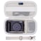 DRÂ·AMIU DRAMIU 4K 5K Digital Camera Case Compatible with VJIANGER Duluvulu TEFTYMON Aboobu Zostuic Oiadek SIXTARY Gavonde NIKICAM YIGLLO Vlogging Camera with Shoulder Strap Cream Small Camera Bag
